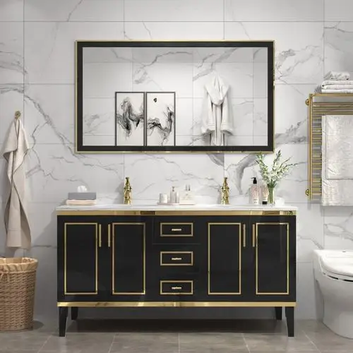 实木浴室柜和太空铝哪个好？金牌卫浴这篇文章揭秘答案！